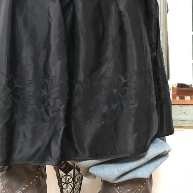 vintage pattern skirt