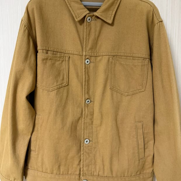 파르티멘토 피치 스킨 트윌 자켓 카멜 M 새상품급