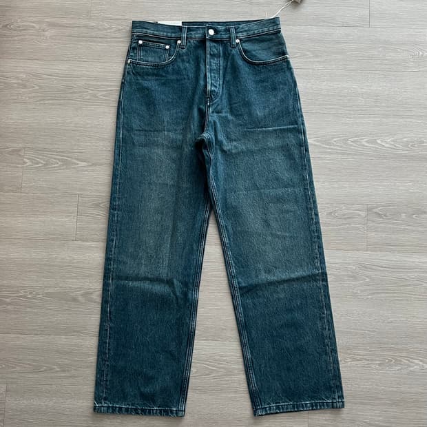 (새상품) 아르켓 arket mist 워싱 데님 팬츠