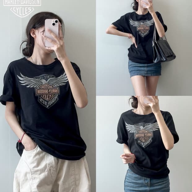 할리데이비슨 반팔티