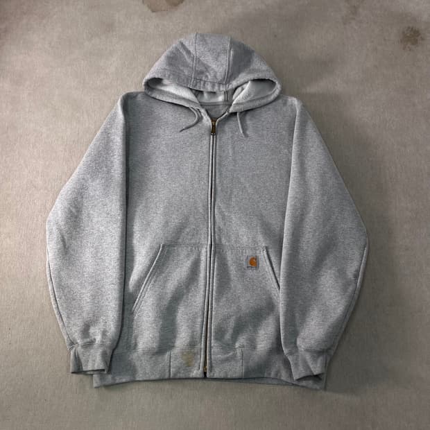 105 칼하트 그레이 후드집업
