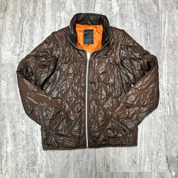 Converse 컨버스 올드스쿨스트릿 퀄티드푸퍼패딩자켓 유광브라운