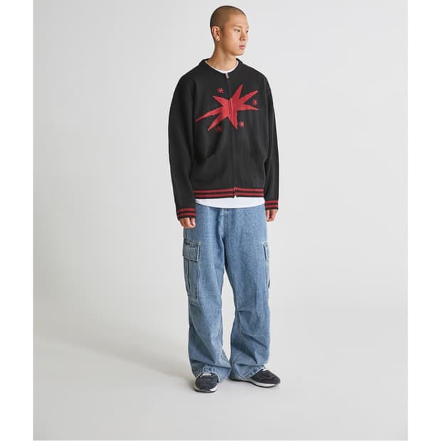 어반스터프 스프레드 스타 니트 집업