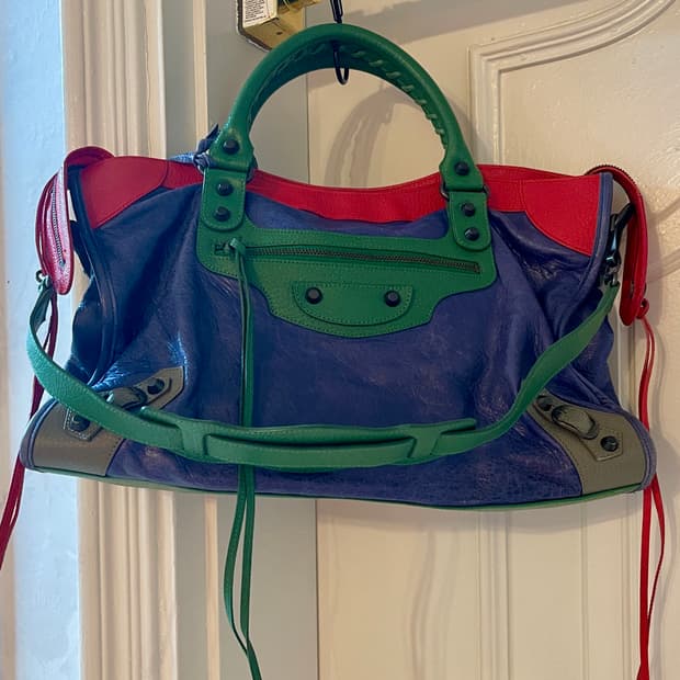 발렌시아가 Balenciaga클래식 시티백 (멀티 컬러) 라지사이즈