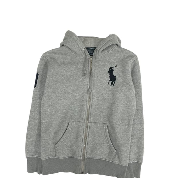 폴로 빅포니 그레이 후드집업 m