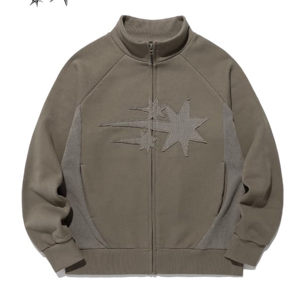 나이스고스트클럽 3stars sweat 져지 집업