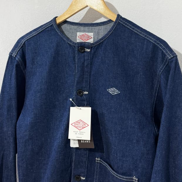 단톤x빔즈 데님 자켓 새상품