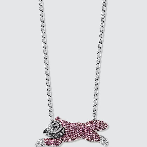 BBC 아이스크림 고스트도그 펜던트 목걸이