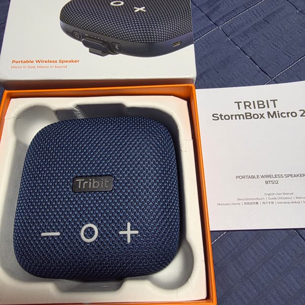 Tribit StormBox Micro 2 블루투스 스피커 블루