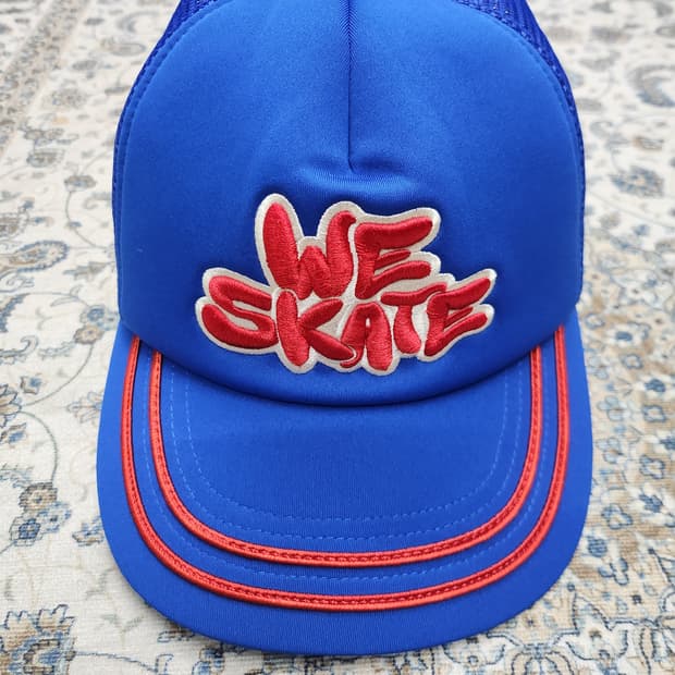 아이스비스킷 위스케이트 컬러블럭 5패널캡