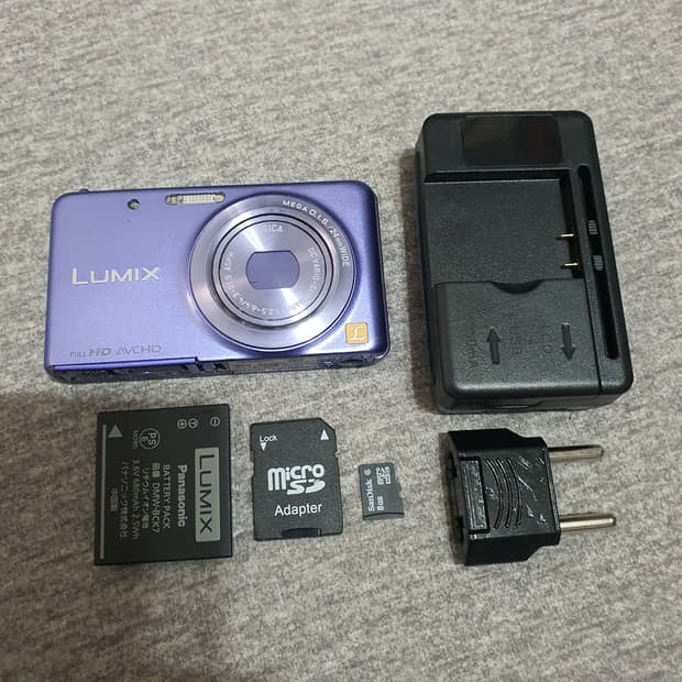 파나소닉 루믹스 DMC-FX80 보라색 디카