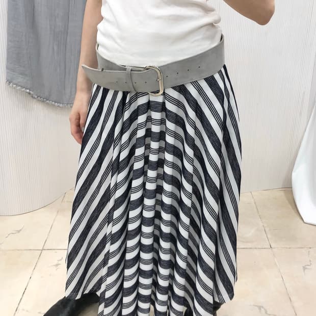 Monochrome Flow Skirt