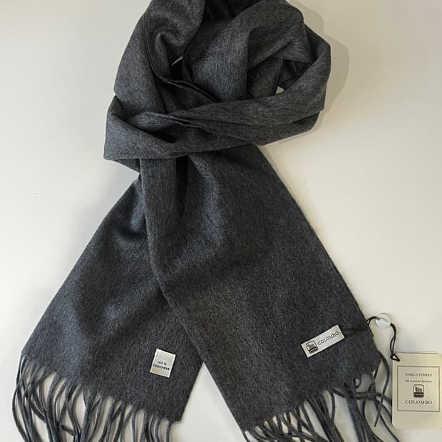 콜롬보 캐시미어 스카프 그레이 (새상품)