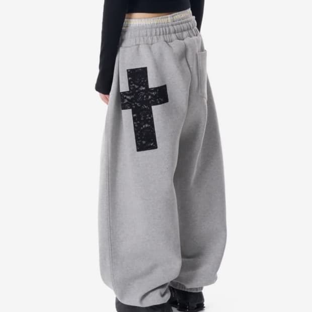 아캄 크로스2 스웻팬츠 그레이 교환