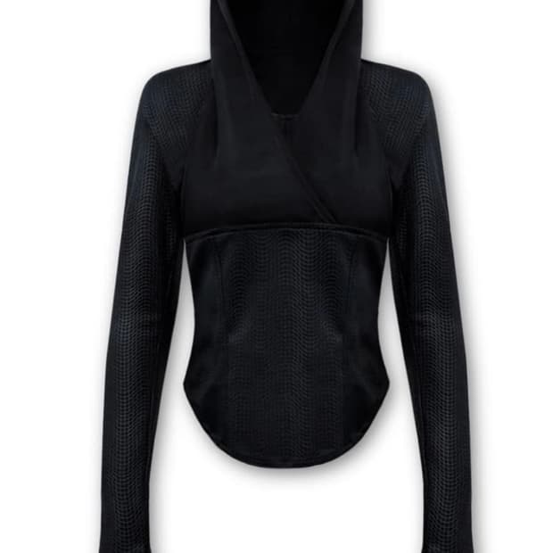 공일공사 레이어드 랩 져지 후디