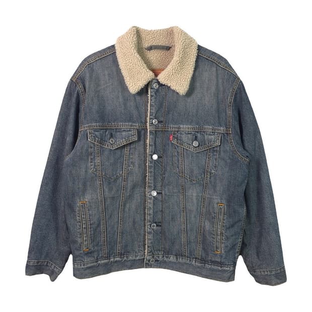 Levi’s 70520 셰르파 양털 데님 자켓 M