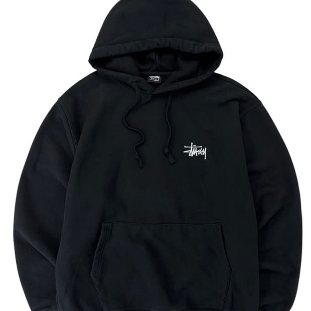 Stussy 스투시 후드티 블랙 (L)