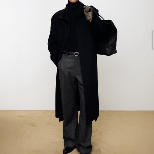 [구매] 토니웩 스탠드 카라 코트 L