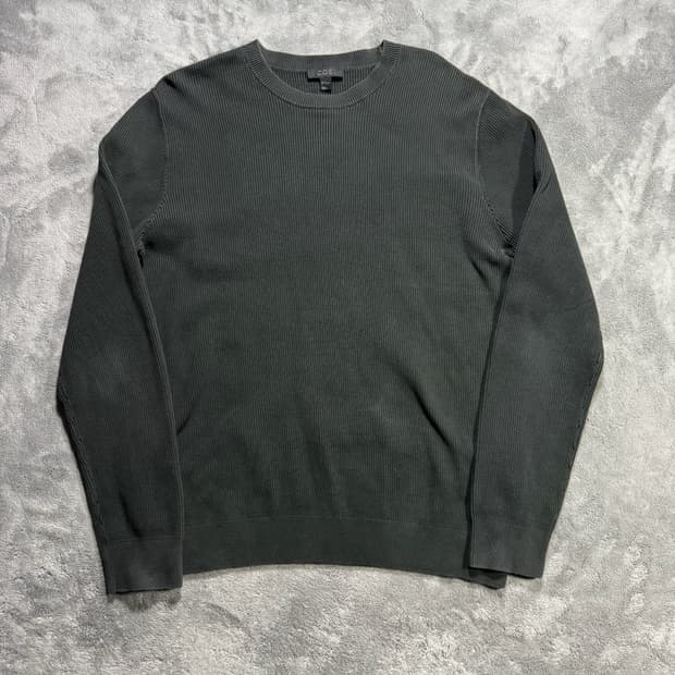 COS 코스 카키 골지 니트 