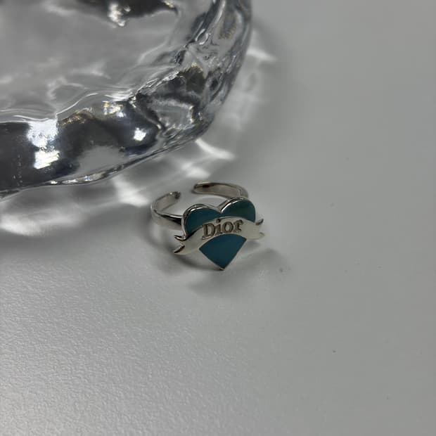 디올 하트 링(silver925)