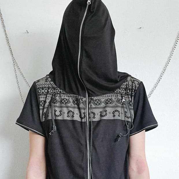 PPFM 기믹 멀티지퍼 김프 후드집업