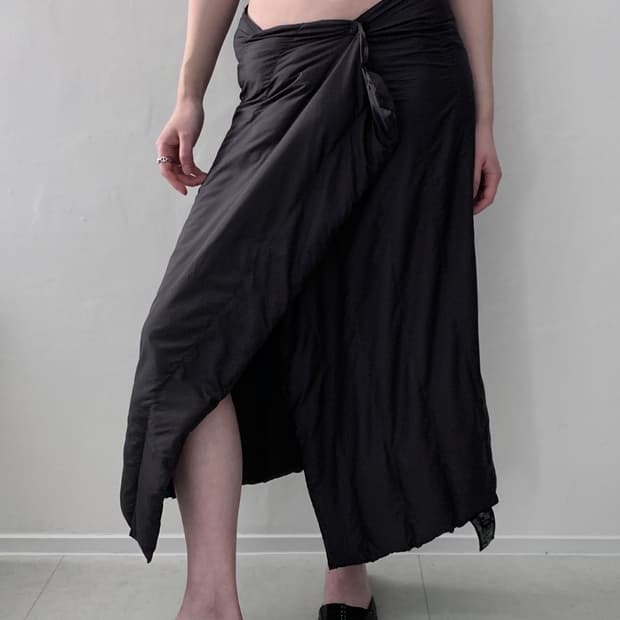 Padded Wrap Skirt