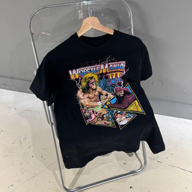 WWE 레슬매니아 그래픽 반팔티셔츠