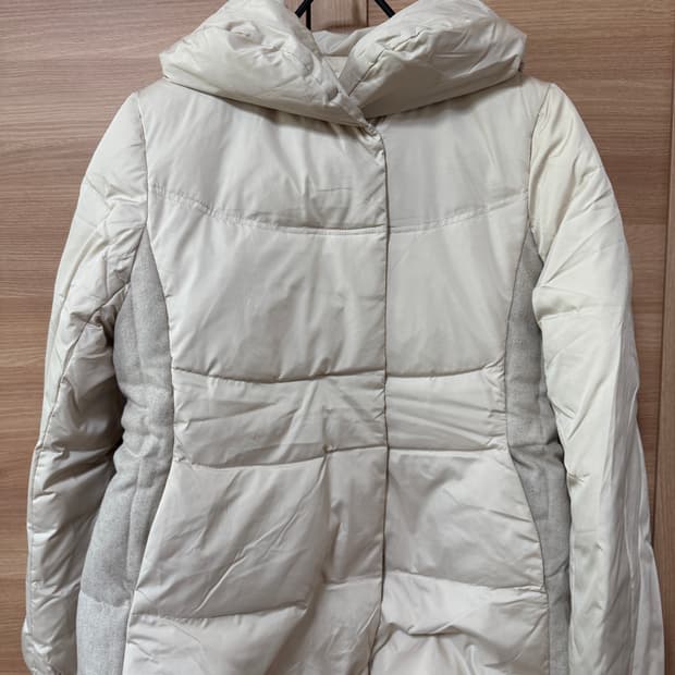 로엠 여성 아이보리 패딩 자켓 새상품
