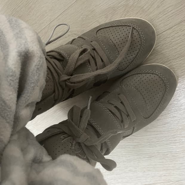 225-30) Ash 아쉬 스웨이드 웨지힐 하이탑 스니커즈 이자벨마랑