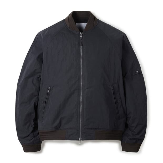 코오롱 시리즈(series) 워싱 ma-1 블랙 100 / 마원 항공점퍼