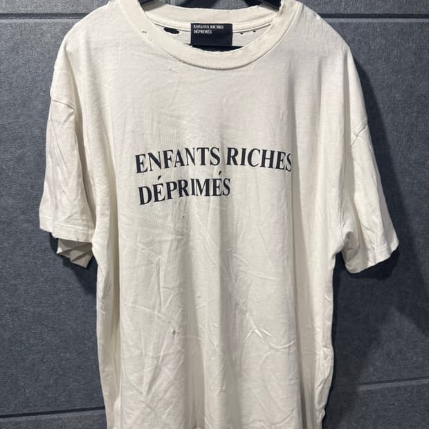 L) ERD 앙팡 리쉬 데프리메 블랙 로고 반팔