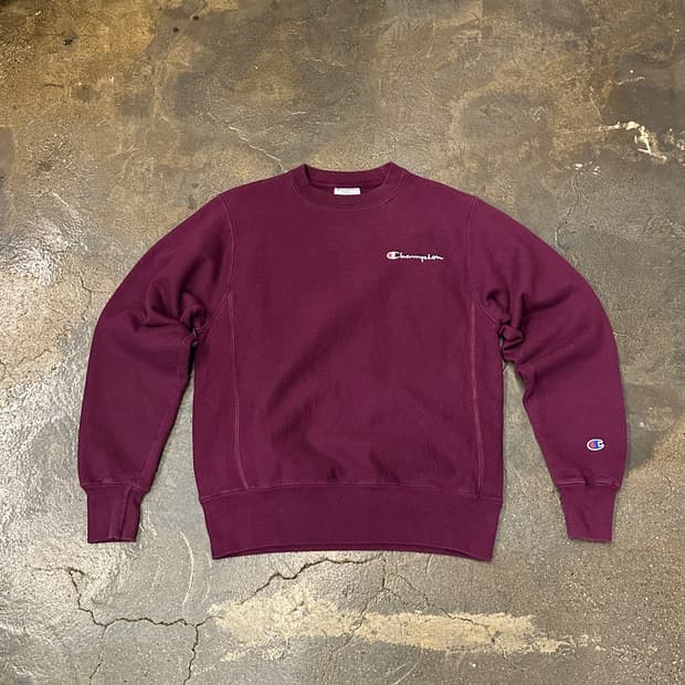 챔피온 리버스위브 스웻셔츠 버건디 S
