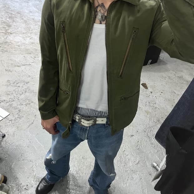 90s Hysteric Glamour multi zip jacket