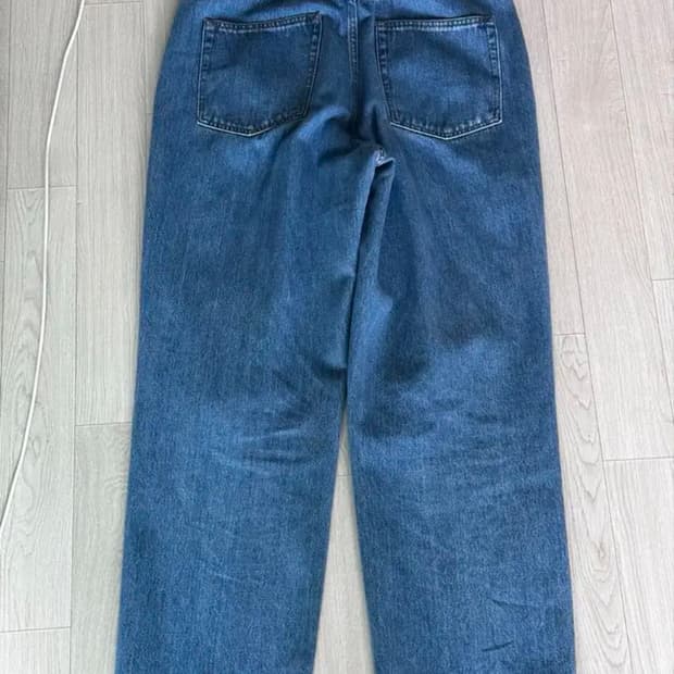 스테디에브리웨어 sew 릴렉스드 데님 팬츠 미디엄블루 콘밀원단 2사이즈