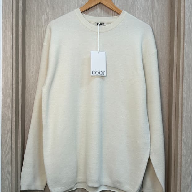 23fw)미시착)쿠어 coor 캐시미어 울 니트 아이보리/L