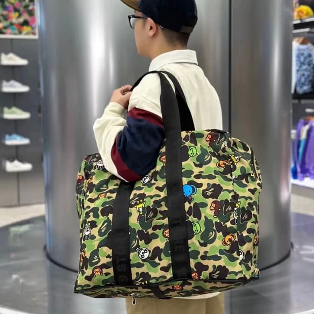 베이프 베이비마일로 보스턴백