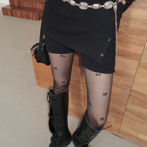 아일렛 니트 치마바지 바이크팬츠 반바지