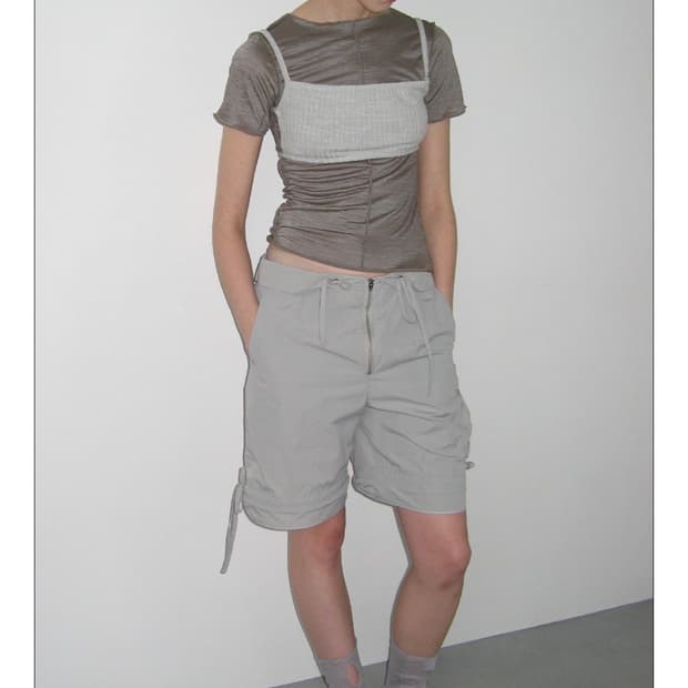타입서비스 Back Slit Riffle T-shirt 