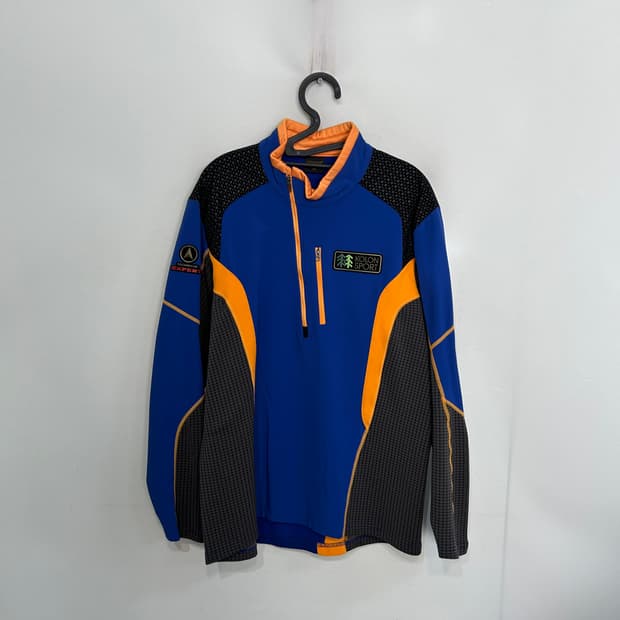 코오롱 남성 기모 반집업 티셔츠 105