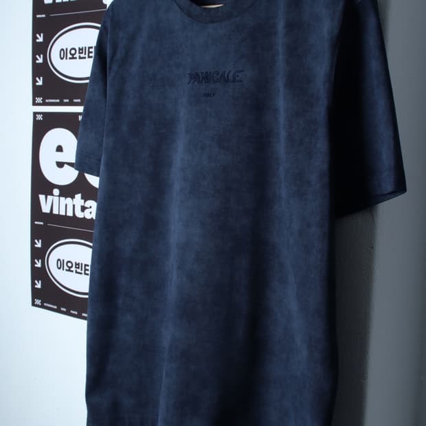 (M-L) 빠니깔레 반팔 티셔츠 타이다이 블루 한정판-H32570