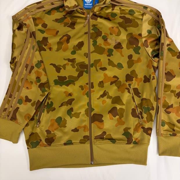 [100] 아디다스 파이어버드 카모 밀리터리 트랙탑 져지