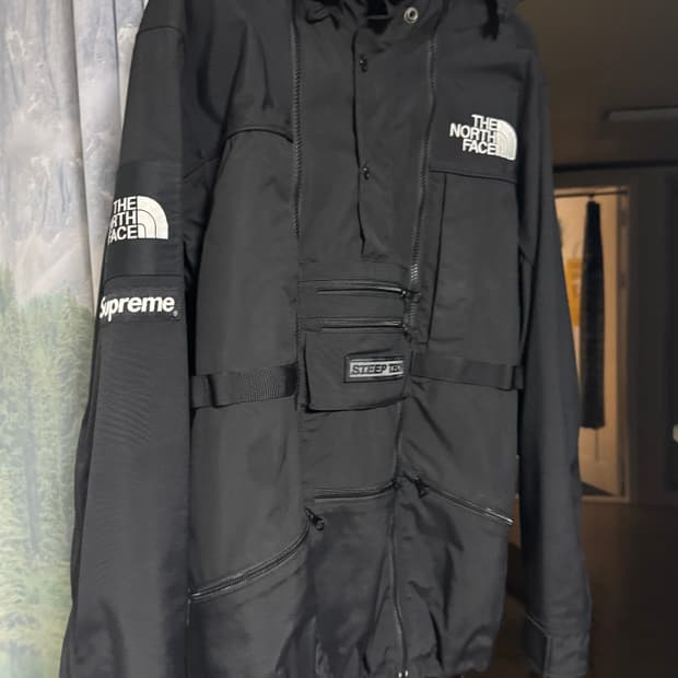 [L] 슈프림 노스페이스 16ss 스팁테크 블랙