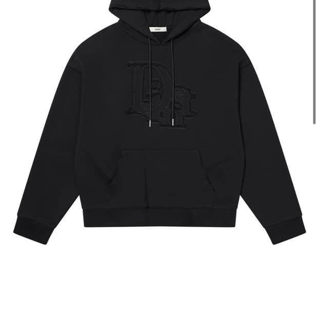 새상품 마땡킴 마뗑킴 다이닛 Deinet 블랙 후드티