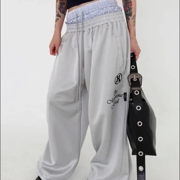 더 미스테리어스호텔 LAYERED JERSEY PT  팬츠 저지 레이어드