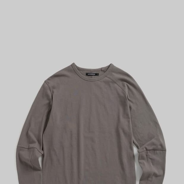 [2] 해칭룸 더블 슬리브 티 로즈그레이 롱슬리브