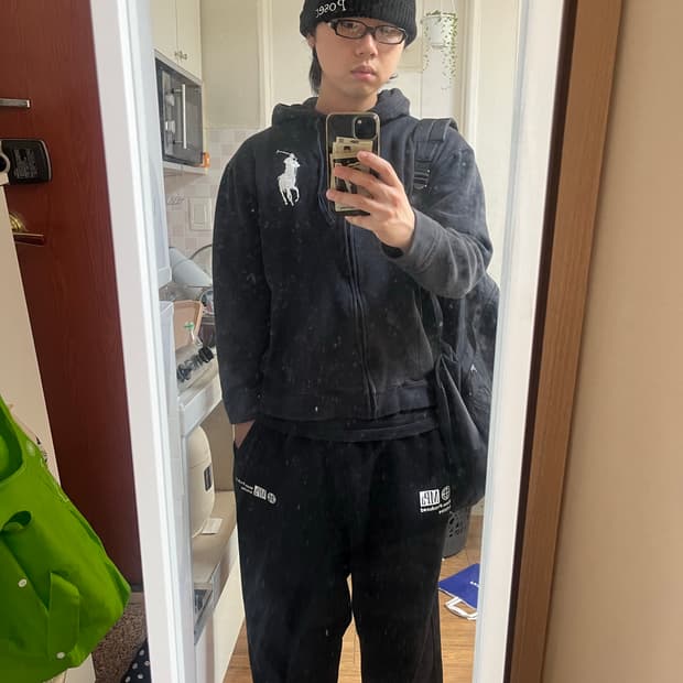 폴로 빅포니 후드집업 L