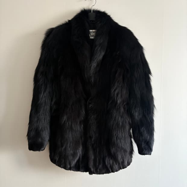 블랙 사가폭스 리얼퍼자켓