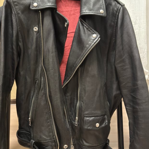올세인츠 드렌 레더 바이커 자켓  (사이즈 L - 105)