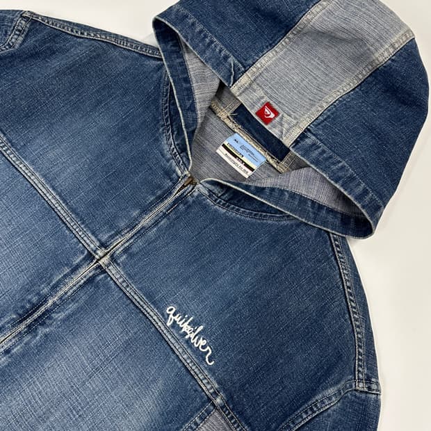 퀵실버 00‘s 후드 데님자켓 xl