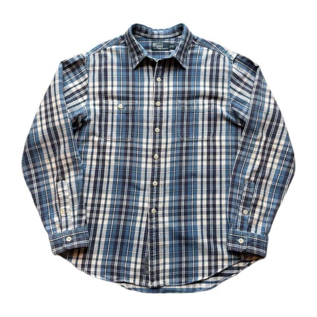 폴로 랄프로렌 플란넬 체크 워크셔츠